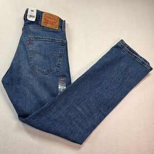 Levi's 505 Men's Regular Fit Straight Leg Jeans 30x32 Medium Wash Blue NWT